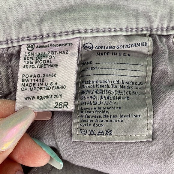 AG Adriano Goldschmied The Stevie Lavender Slim Straight Ankle Jeans - Picture 15 of 16